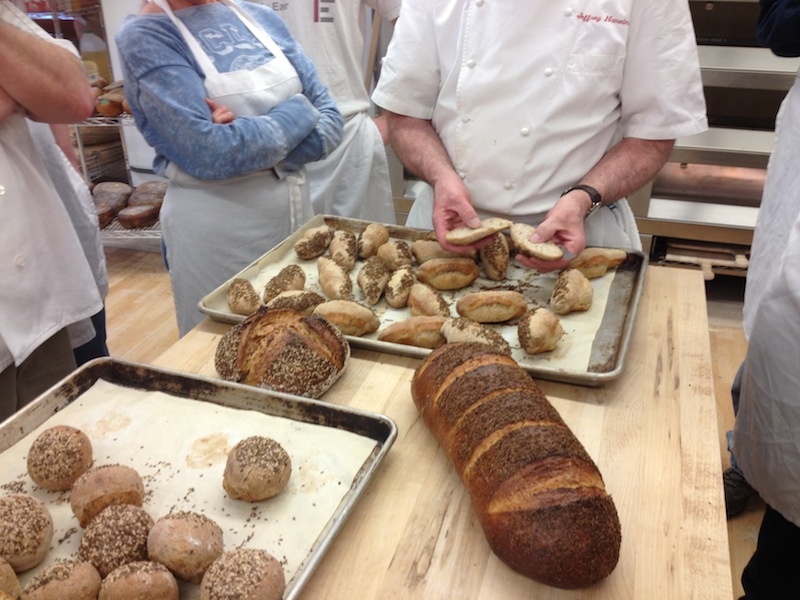 Baking bread with steam