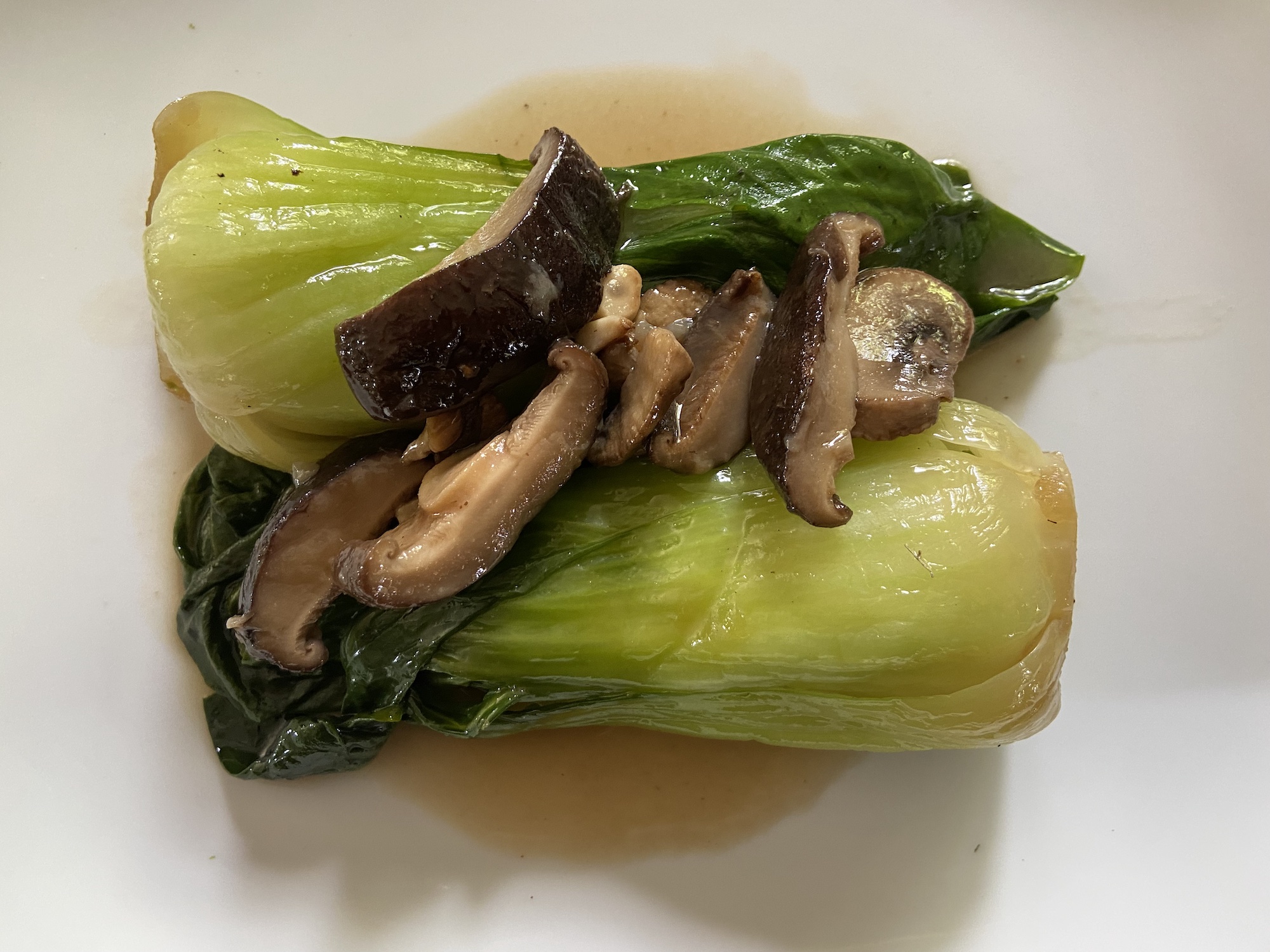 Recipe: Bok Choy With Mushrooms - Burnt My FingersBurnt My Fingers